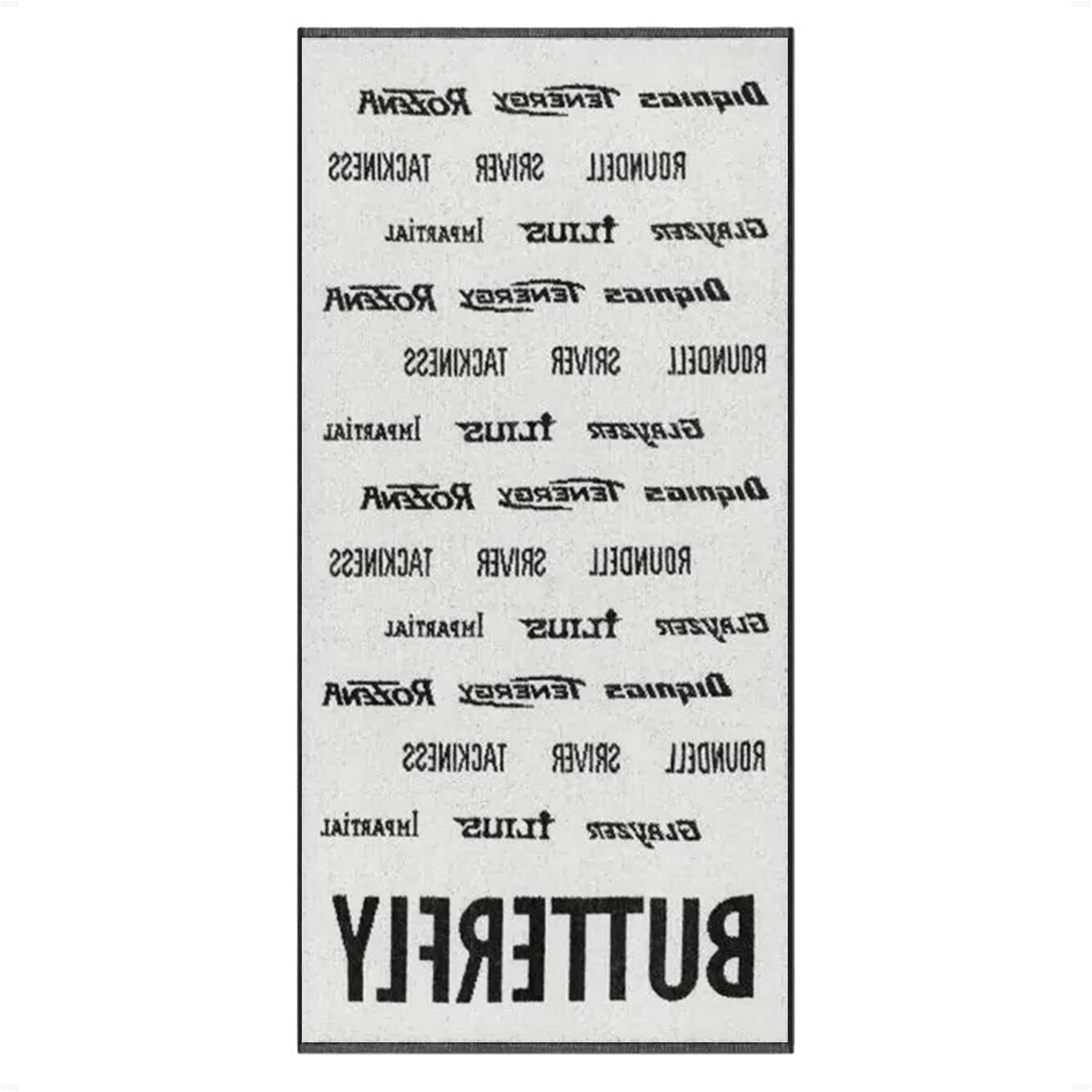 Butterfly Table Tennis - Handa Towel - Back